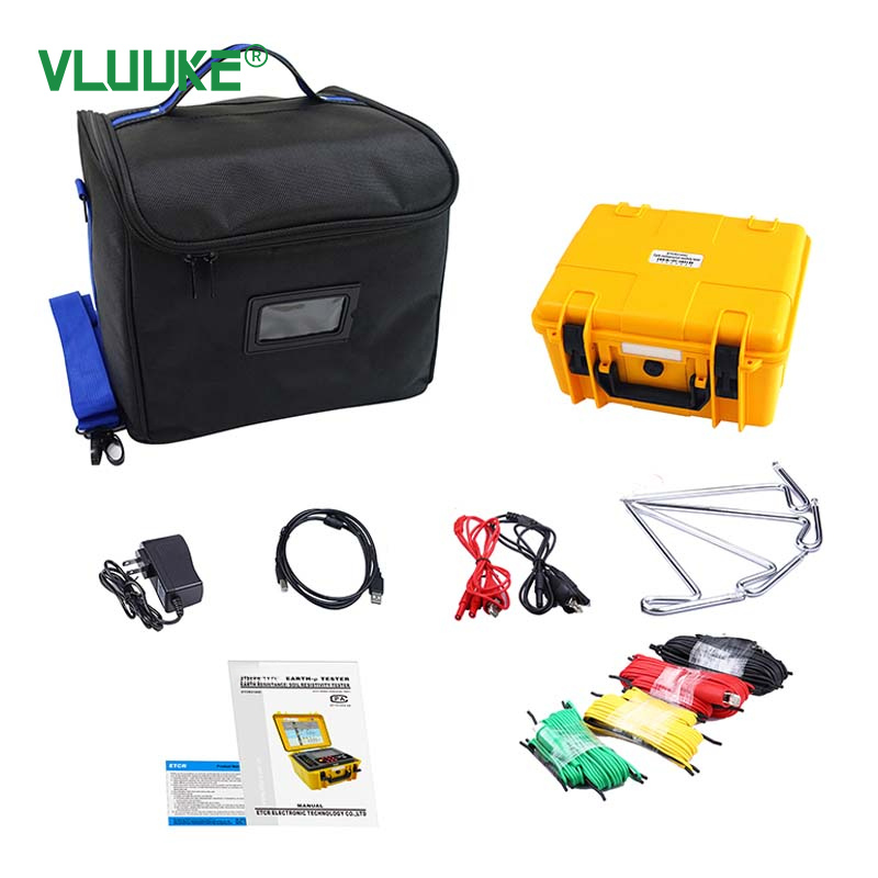 Soil Test Digital - VLUUKE VKCR3100C Soil Resistivity Tester Earth