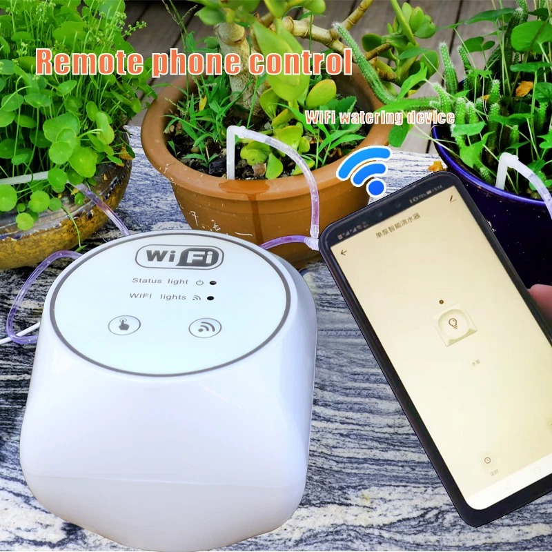 Smart Garden Keeper - WiFi Automatic Watering Set Adjustable Drip