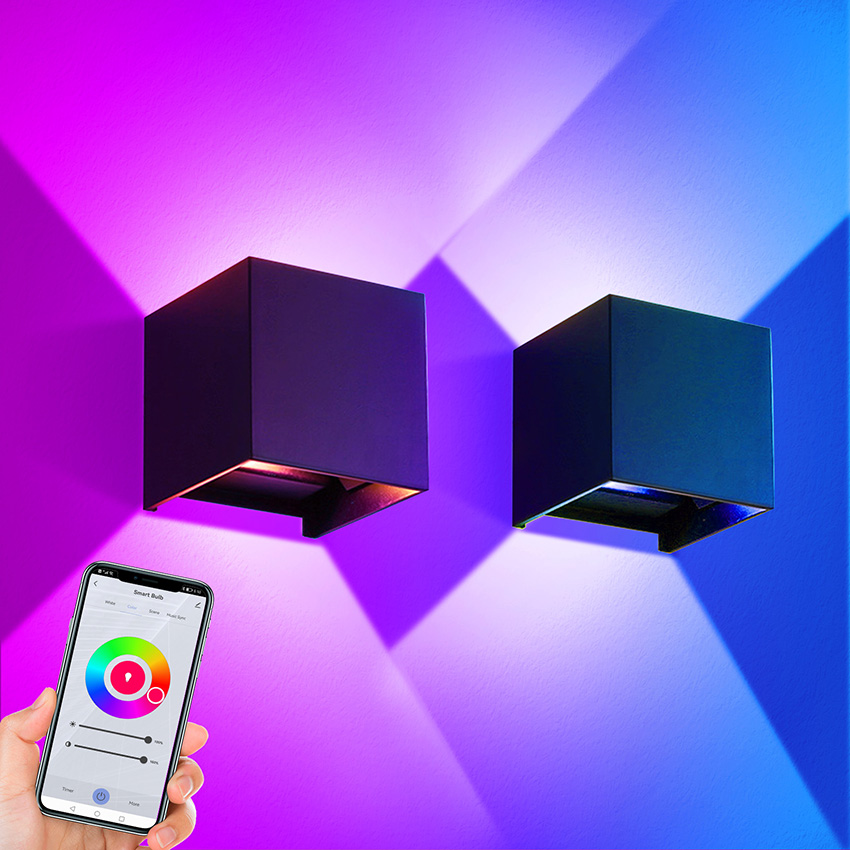 Smart Garden Arduino - 12W LED Outdoor Wall Light RGBCCT