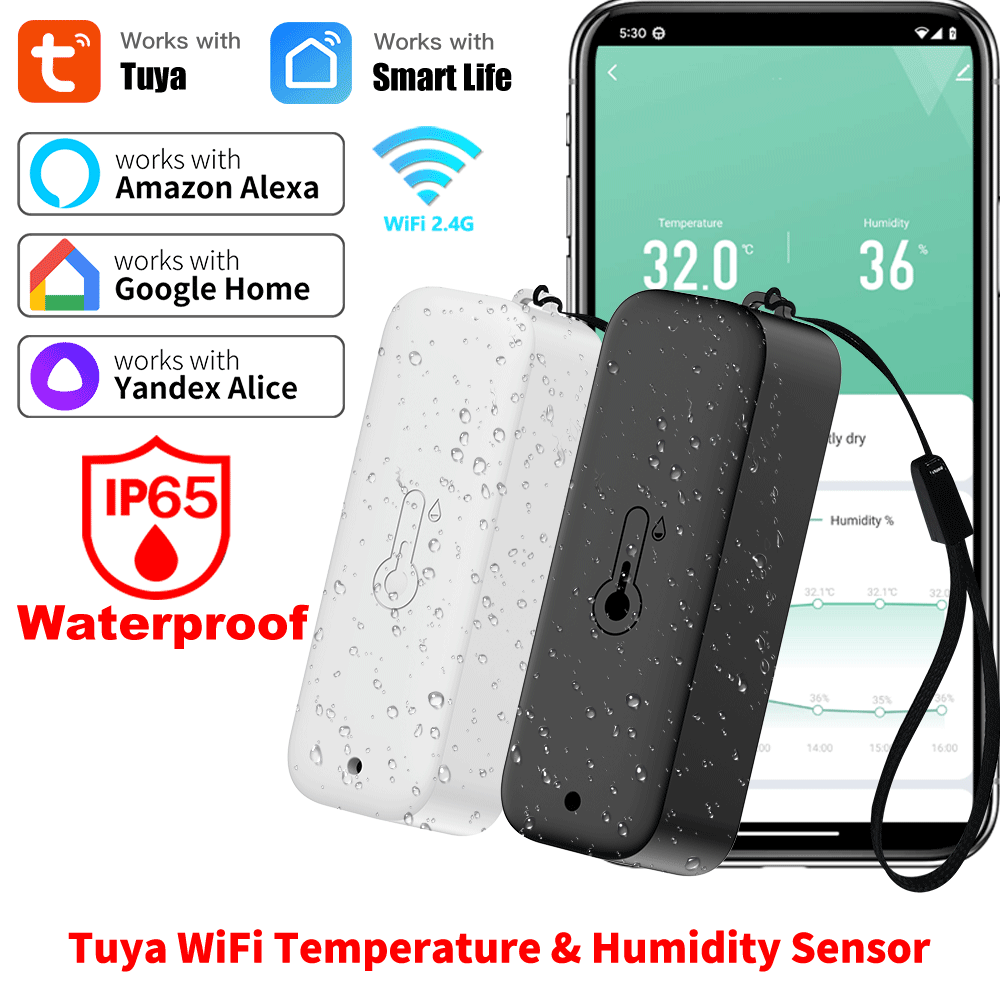 Smart Garden Arduino - Tuya WiFi IP65 Temperature Humidity Sensor