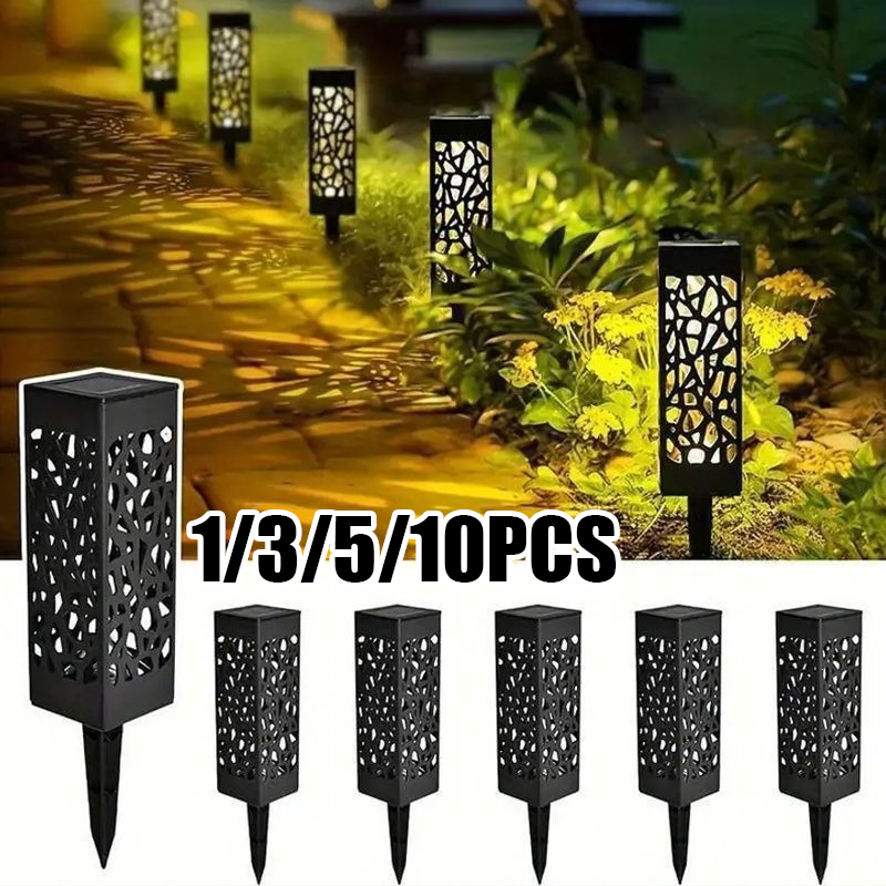 Smart Garden Solar Lights - Decorative Cutout Pattern Solar Lawn Lights