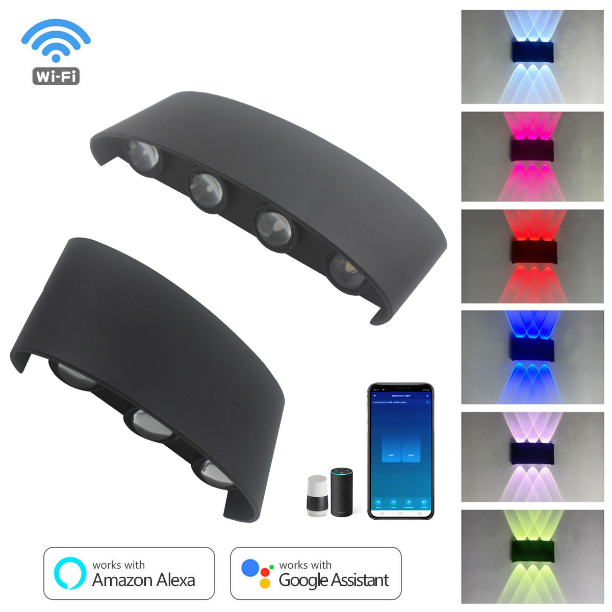 6W 8W RGBW Up Down LED Wall La - огляд і ціна Smart Garden Rooms