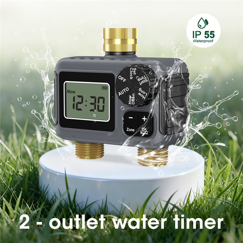 AY14 -Dual Outlets Automatic I - огляд і ціна Smart Garden Watering