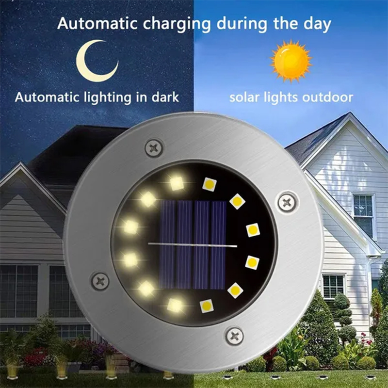 Solar Buried Ground Lights, 8/ - огляд і ціна Smart Garden Solar Lights