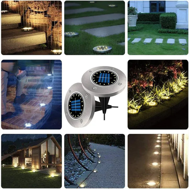 Solar Buried Ground Lights, 8/ - огляд і ціна Smart Garden Solar Lights