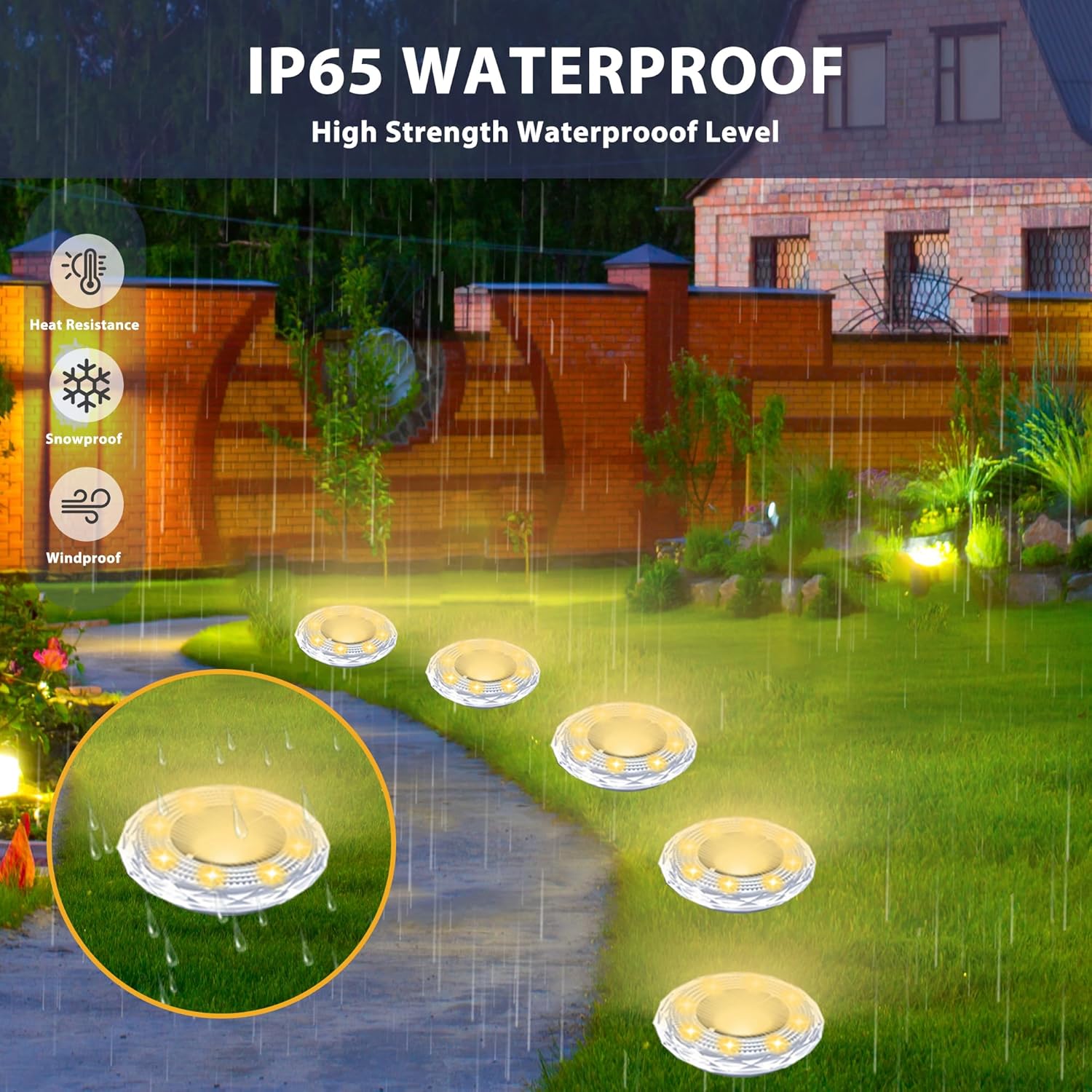 4/8PCS Solar Underground Light - огляд і ціна Smart Garden Solar Lights