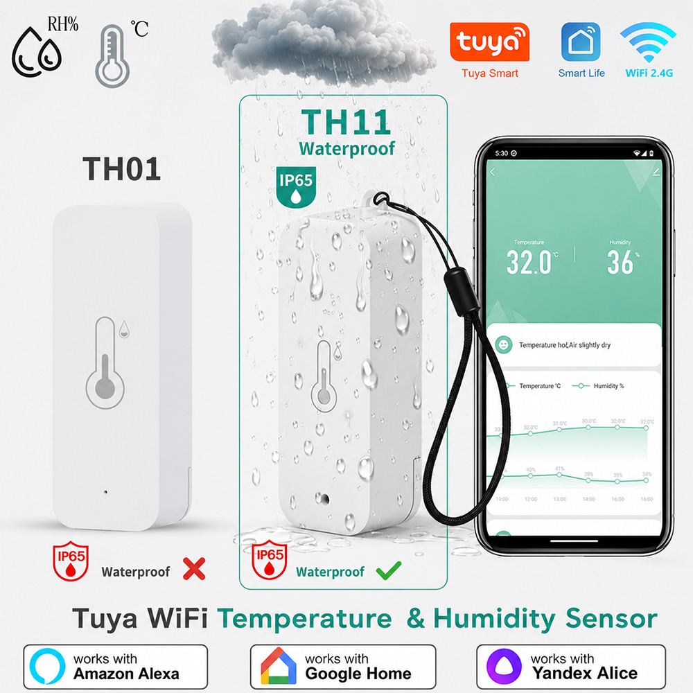 IP65 Waterproof Tuya WiFi Outd - огляд і ціна Smart Garden Arduino