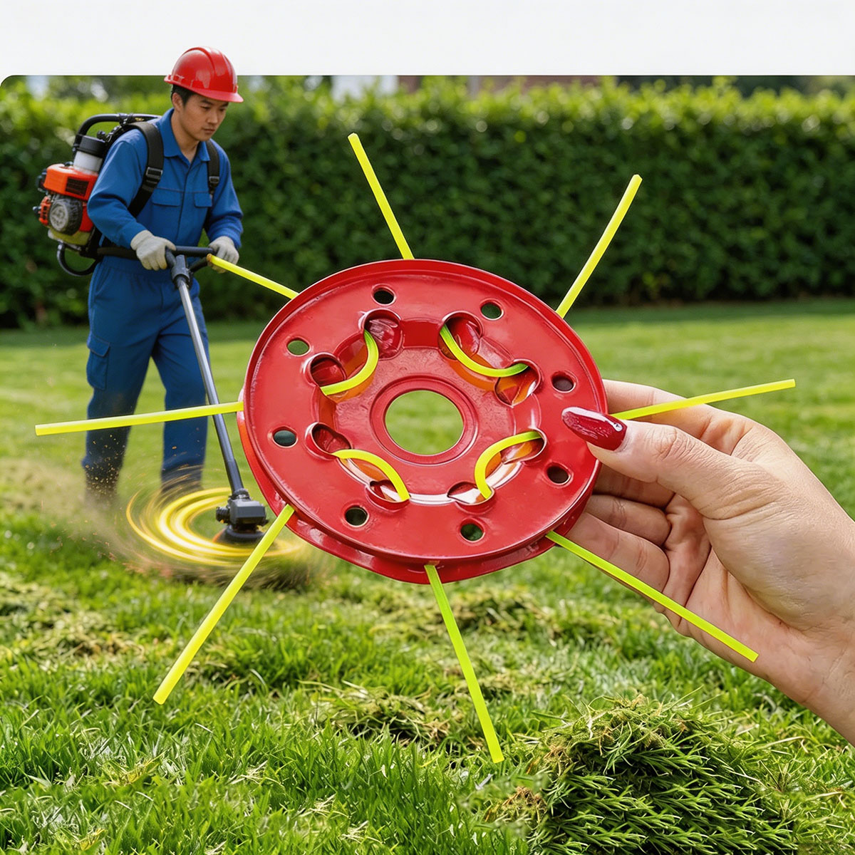 Iron 8 Hole Disc Grass Trimmer - огляд і ціна Smart Garden Edging