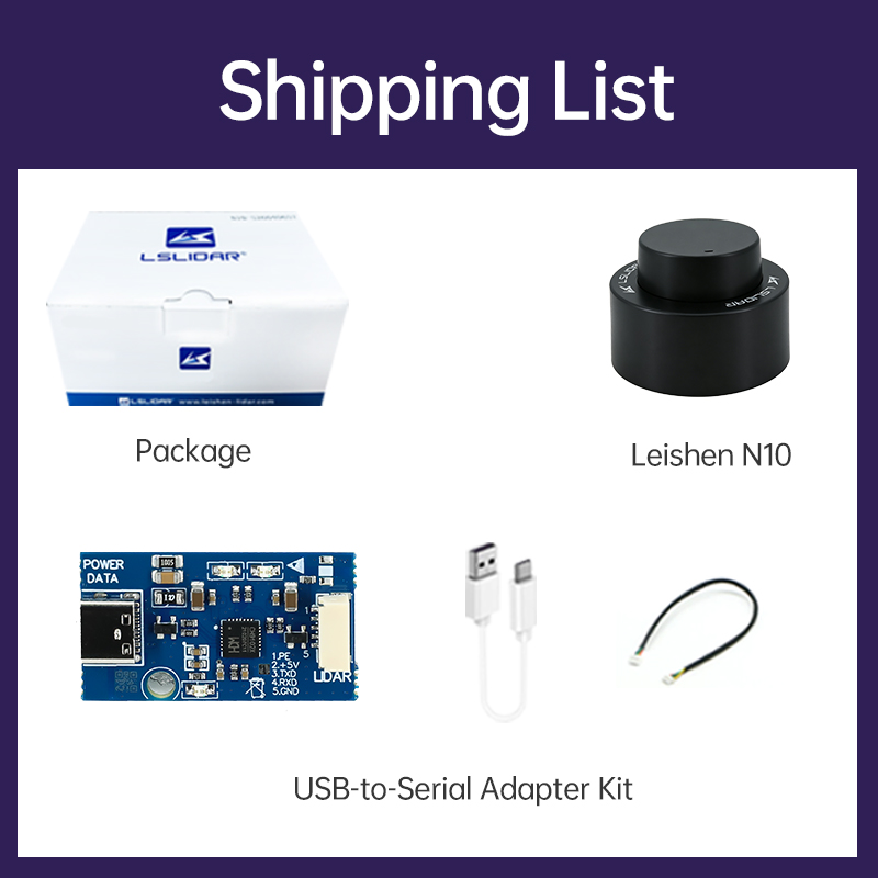 Lslidar N10 360° Lidar Kit TOF - огляд і ціна Smart Garden Arduino
