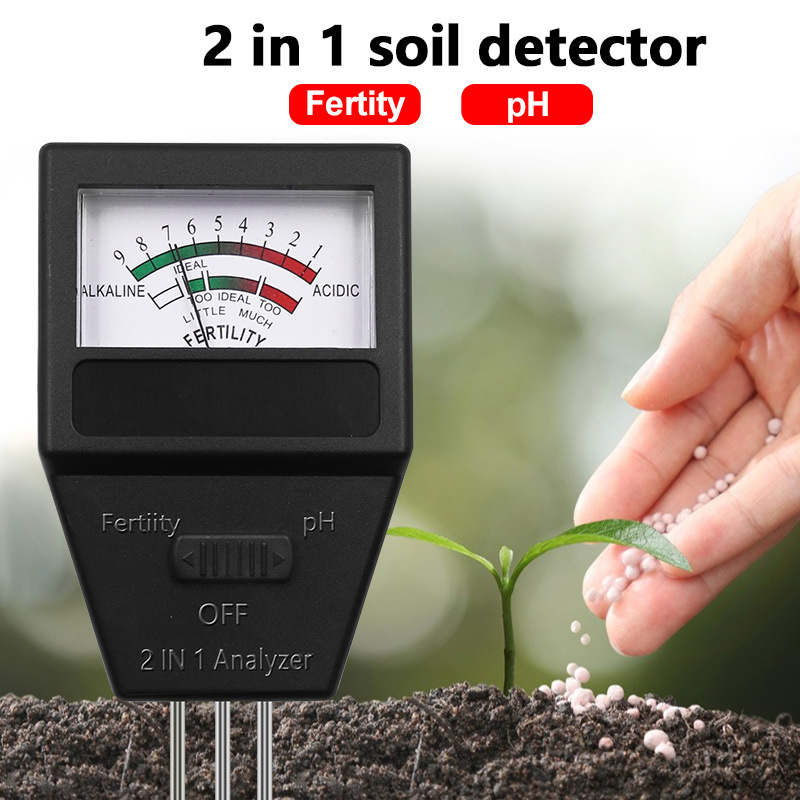 2 in 1 Soil PH Fertility Meter - огляд і ціна Soil Test Digital