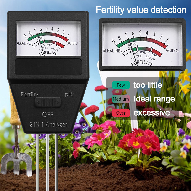 2 in 1 Soil PH Fertility Meter - огляд і ціна Soil Test Digital