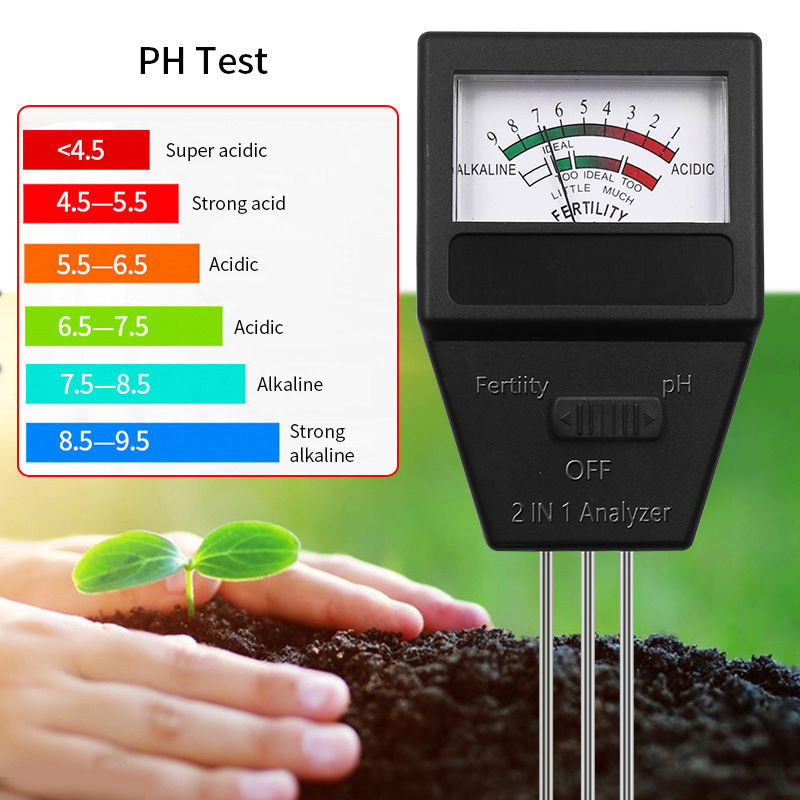 2 in 1 Soil PH Fertility Meter - огляд і ціна Soil Test Digital