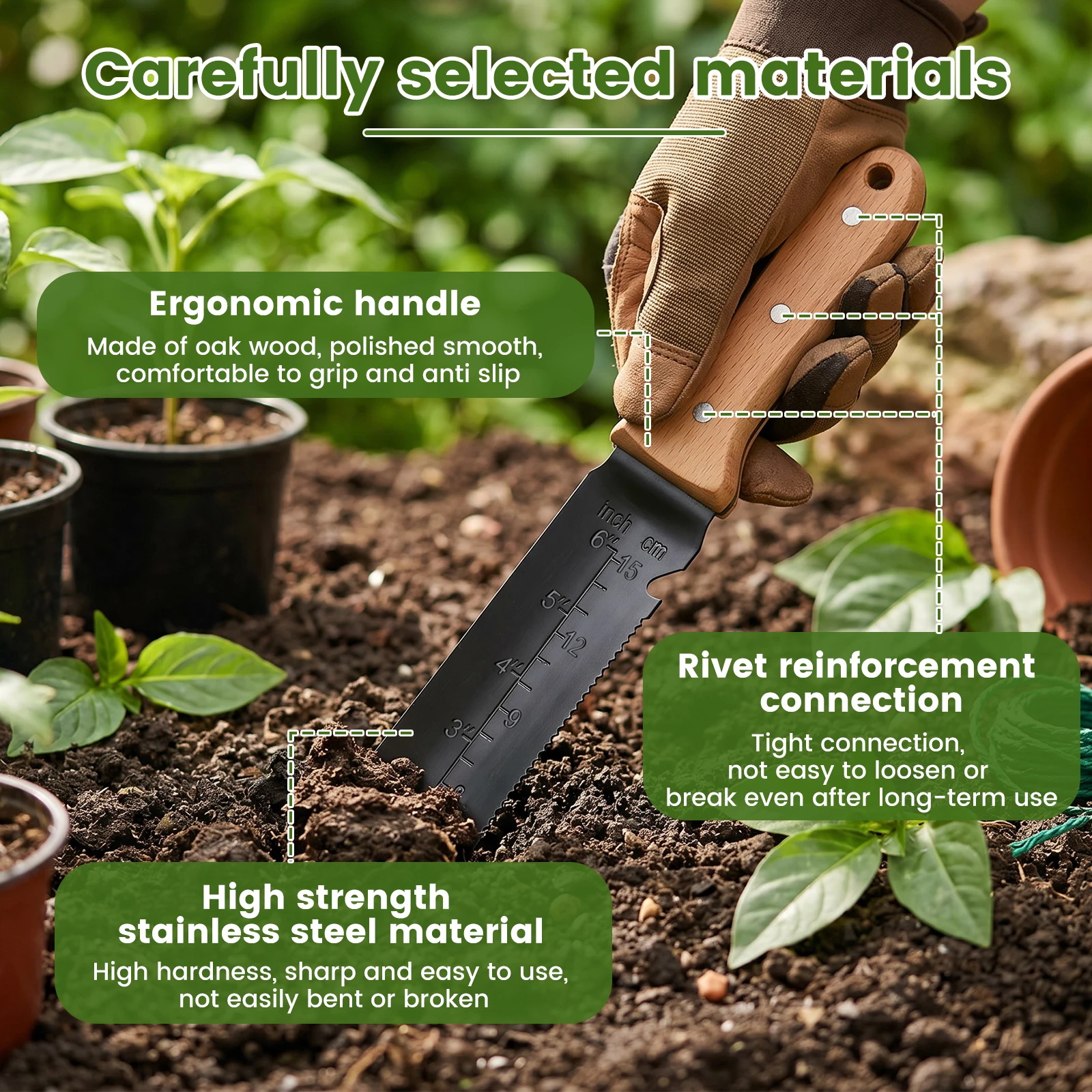 Garden Trowel Stainless Steel  - огляд і ціна Smart Garden Edging