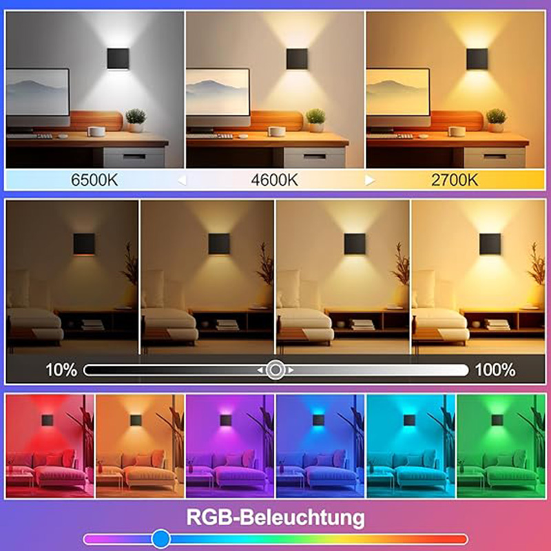 12W LED Outdoor Wall Light RGB - огляд і ціна Smart Garden Arduino