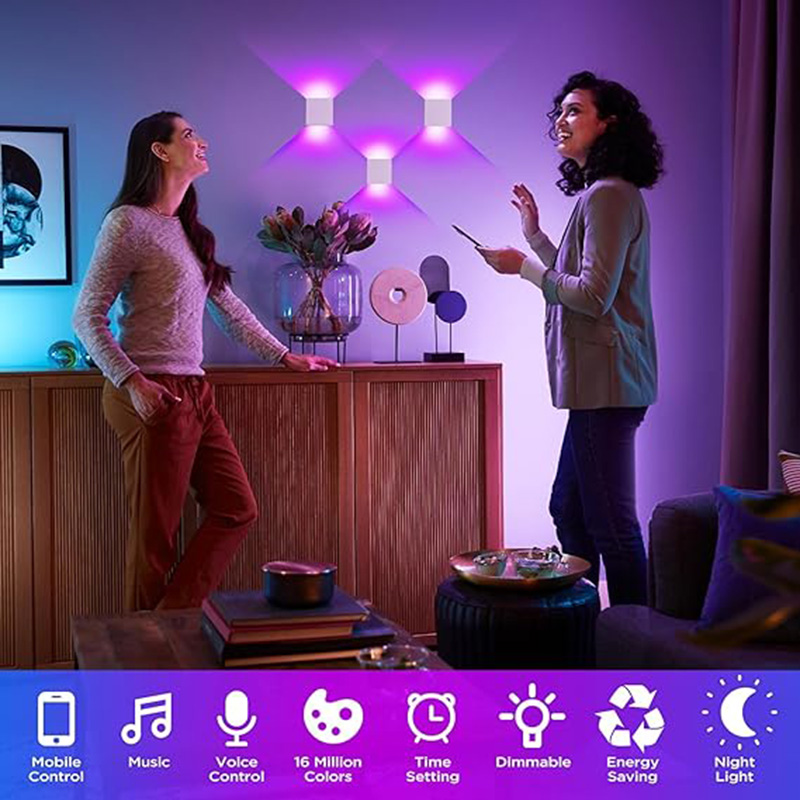12W LED Outdoor Wall Light RGB - огляд і ціна Smart Garden Arduino