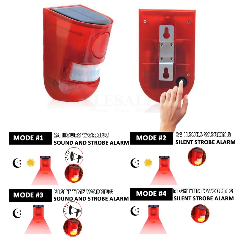 Waterproof Solar Powered Alarm - огляд і ціна Smart Garden Solar Lights
