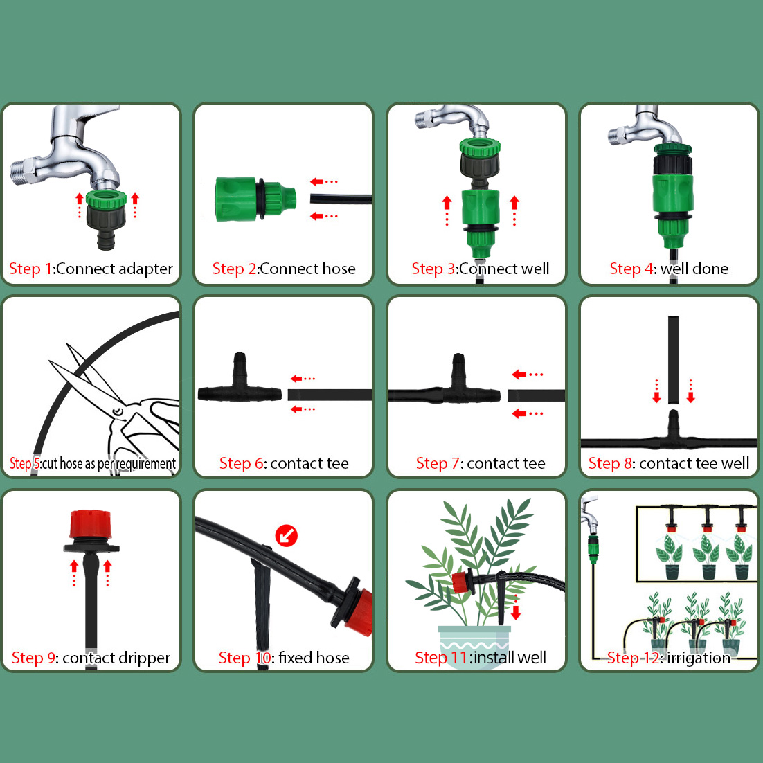 Greenhouse 15M-30M DIY Drip Ir - огляд і ціна Smart Garden Project