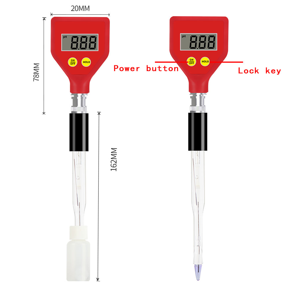 PH-98108 PH Meter Sharp Glass  - огляд і ціна Soil Test Digital