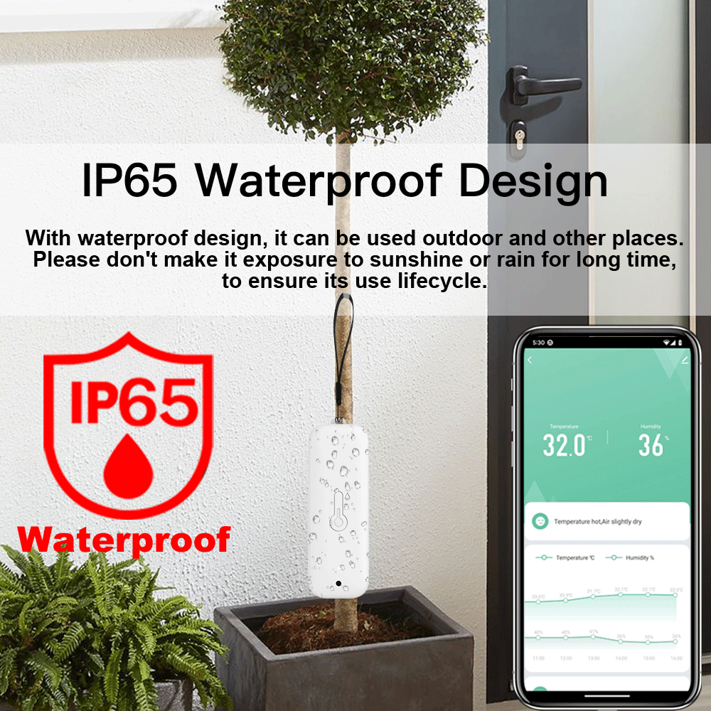 Tuya WiFi IP65 Temperature Hum - огляд і ціна Smart Garden Arduino