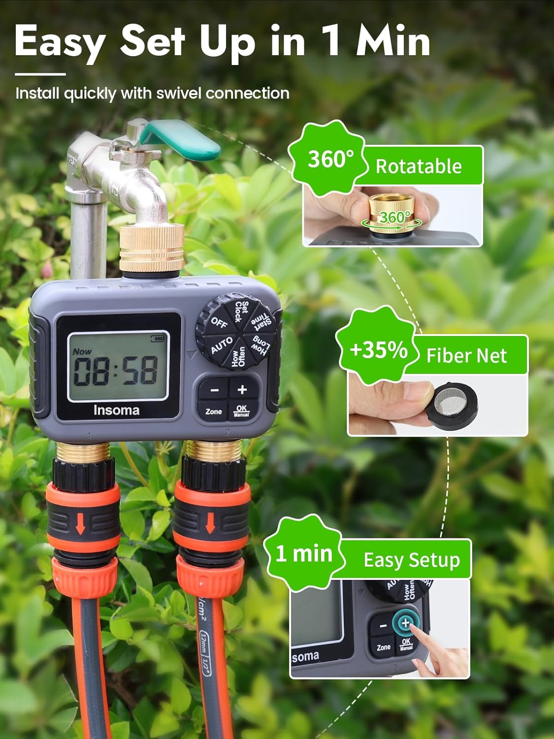 Insoma Smart Irrigation Wateri - огляд і ціна Smart Garden Keeper