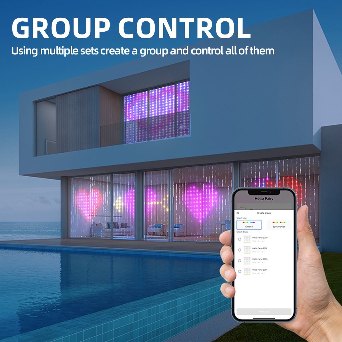 2Mx2M Smart Curtain Lights App - огляд і ціна Smart Garden Rooms