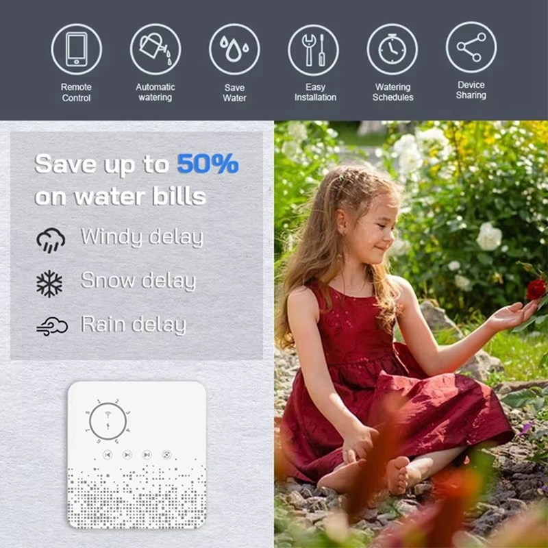 Tuya WiFi Smart Sprinkler Cont - огляд і ціна Smart Garden Usa