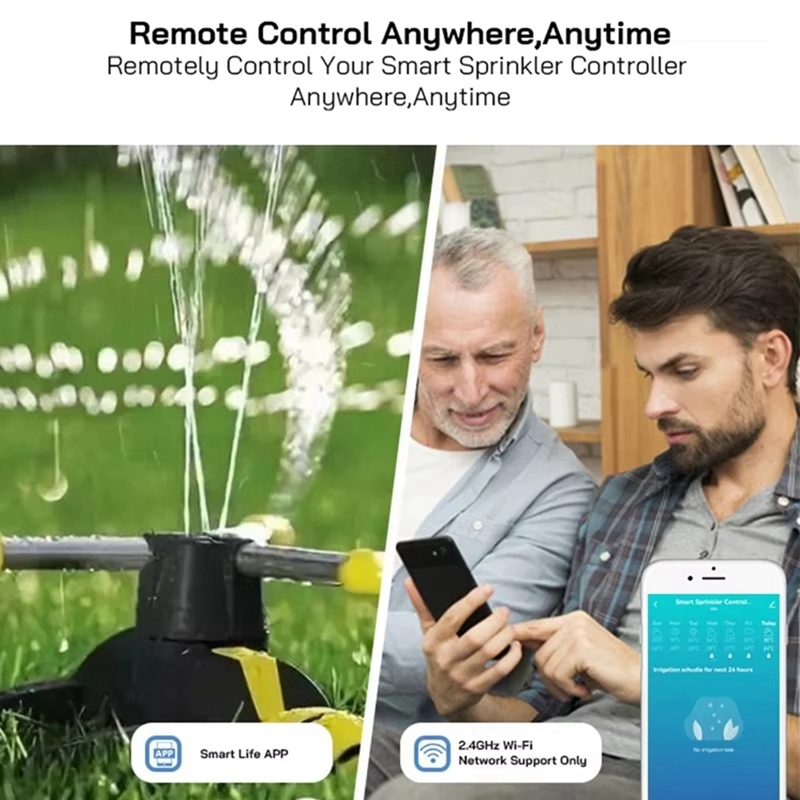 Tuya WiFi Smart Sprinkler Cont - огляд і ціна Smart Garden Usa
