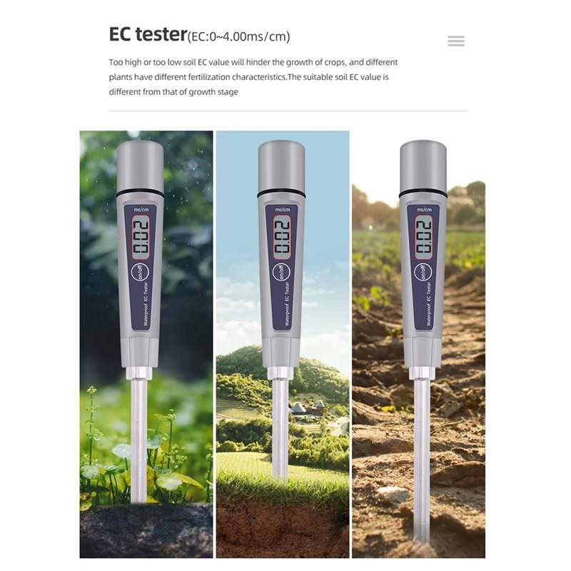 A84E-Tester Digital ATC EC-316 - огляд і ціна Soil Test Digital