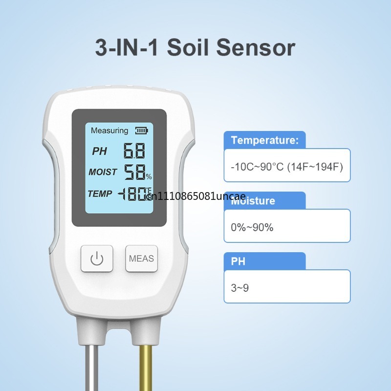 Digital 3 In 1 Soil Tester PH  - огляд і ціна Soil Test Digital