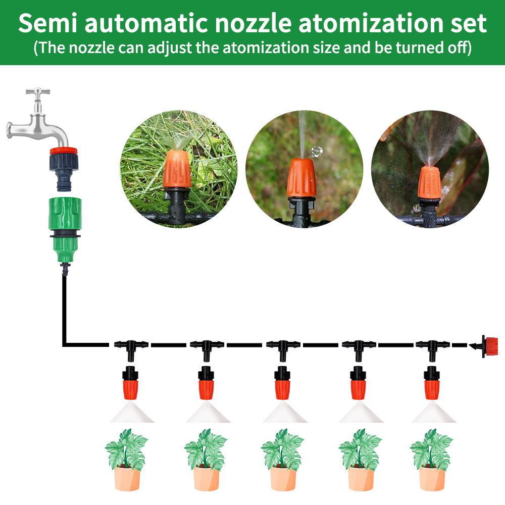 Fog Nozzles Irrigation Kit 5M- - огляд і ціна Smart Garden Project