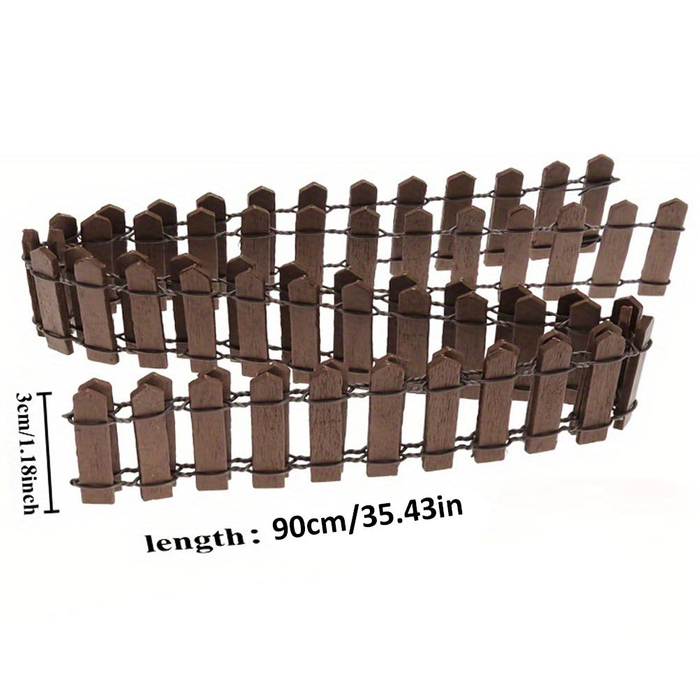 Mini Wooden Fence Set with Smo - огляд і ціна Smart Garden Edging
