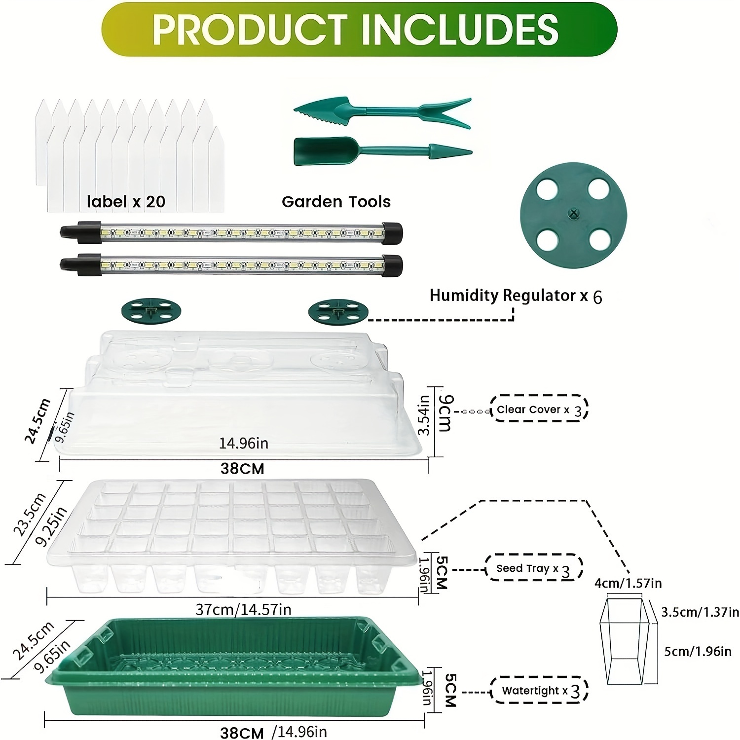 Seed Starter Trays With High D - огляд і ціна Smart Garden Usa