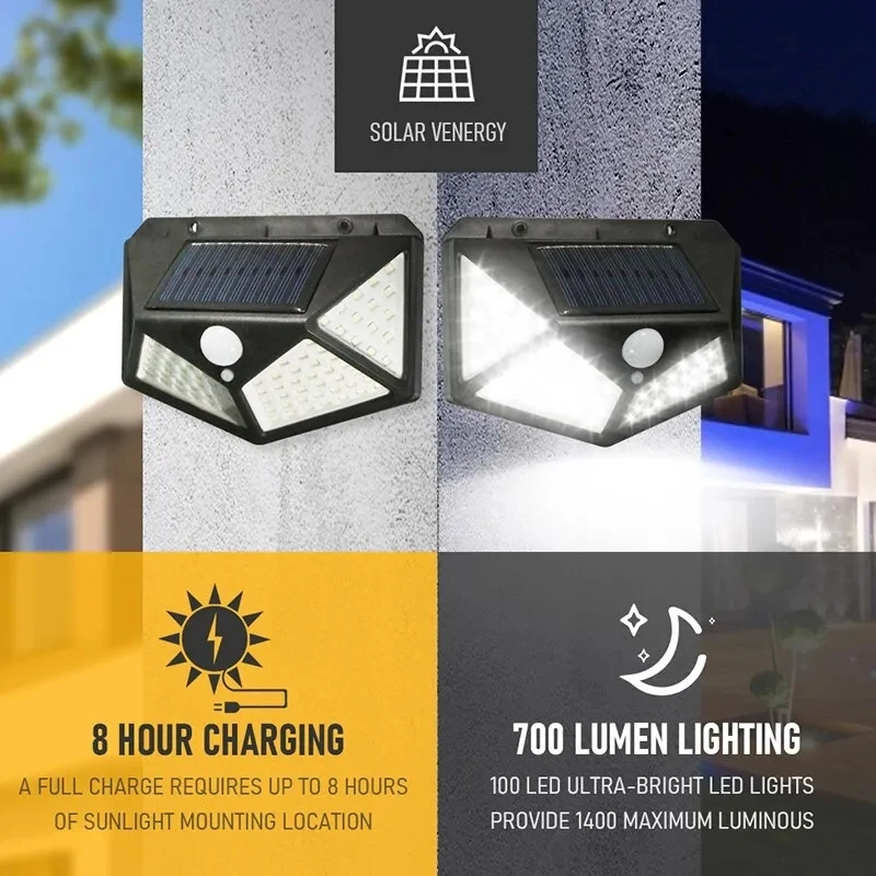 100Led Multifunctional Solar L - огляд і ціна Smart Garden Solar Lights