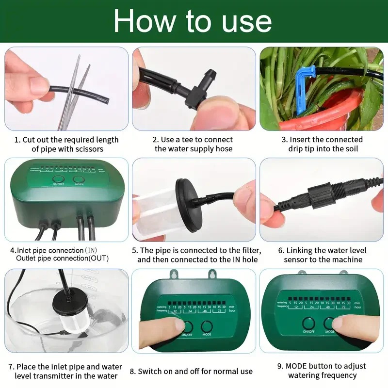 Solar Intelligent Irrigation K - огляд і ціна Smart Garden Watering