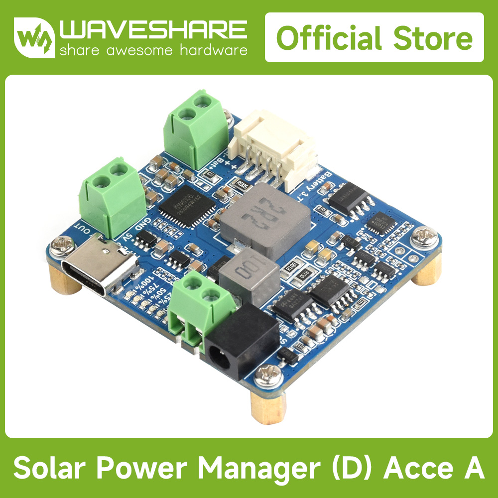 Waveshare Solar Power Manager  - огляд і ціна Smart Garden Arduino