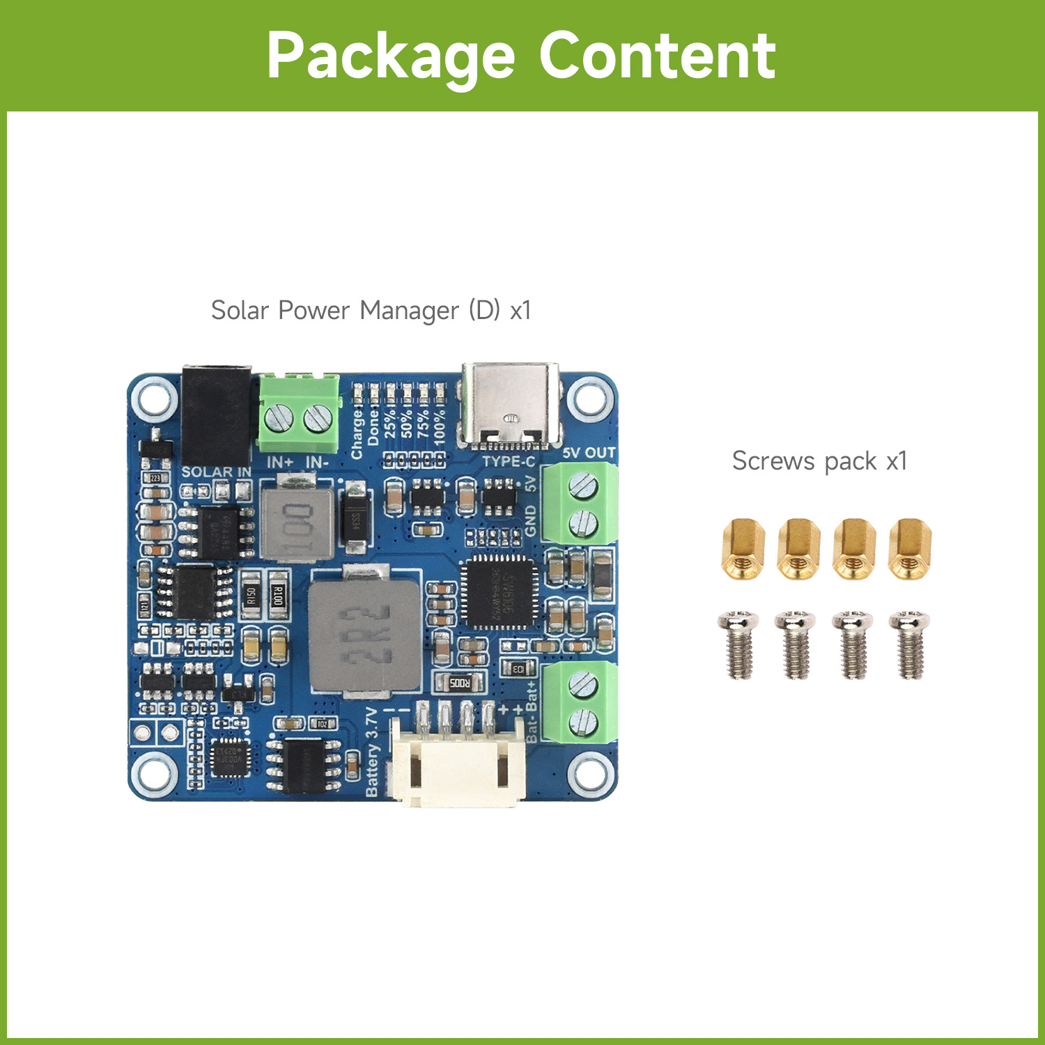 Waveshare Solar Power Manager  - огляд і ціна Smart Garden Arduino