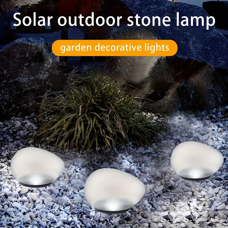 1/2Pack Solar Pebble Lights –  - огляд і ціна Smart Garden Solar Lights