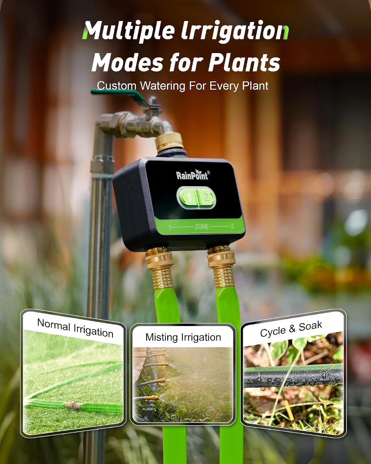 2-Zone Smart WiFi Water Timer  - огляд і ціна Smart Garden Usa