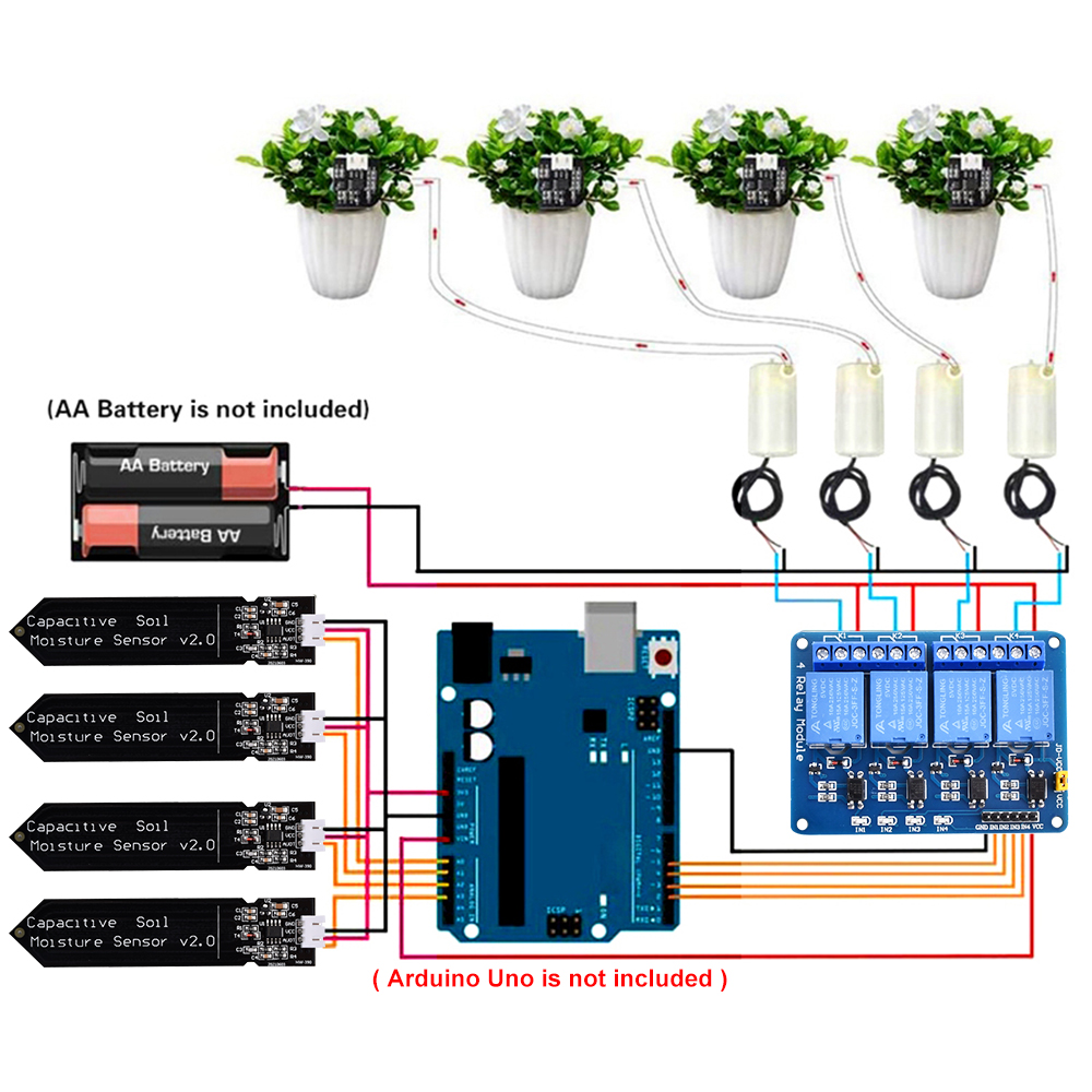 DIY Smart Irrigation System Au - огляд і ціна Smart Garden Arduino