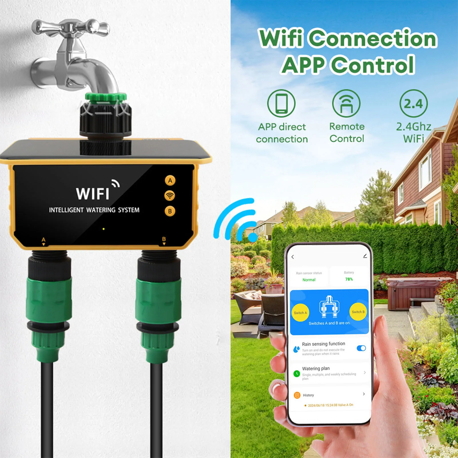 Solar WiFi Smart Irrigation Ti - огляд і ціна Smart Garden Usa