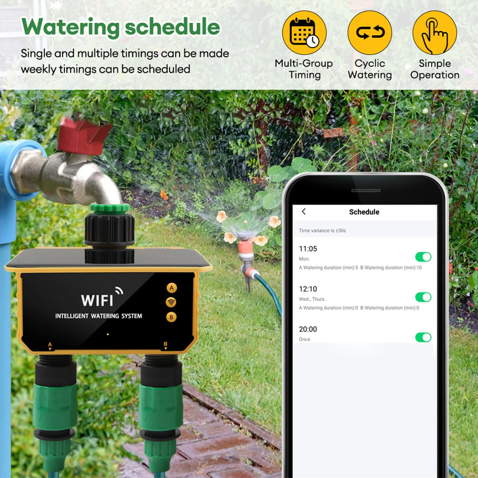Solar WiFi Smart Irrigation Ti - огляд і ціна Smart Garden Usa