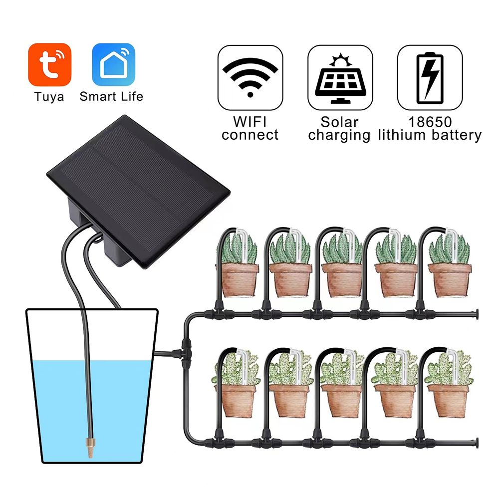 Tuya WiFi Solar Water Pump Tim - огляд і ціна Smart Garden Keeper
