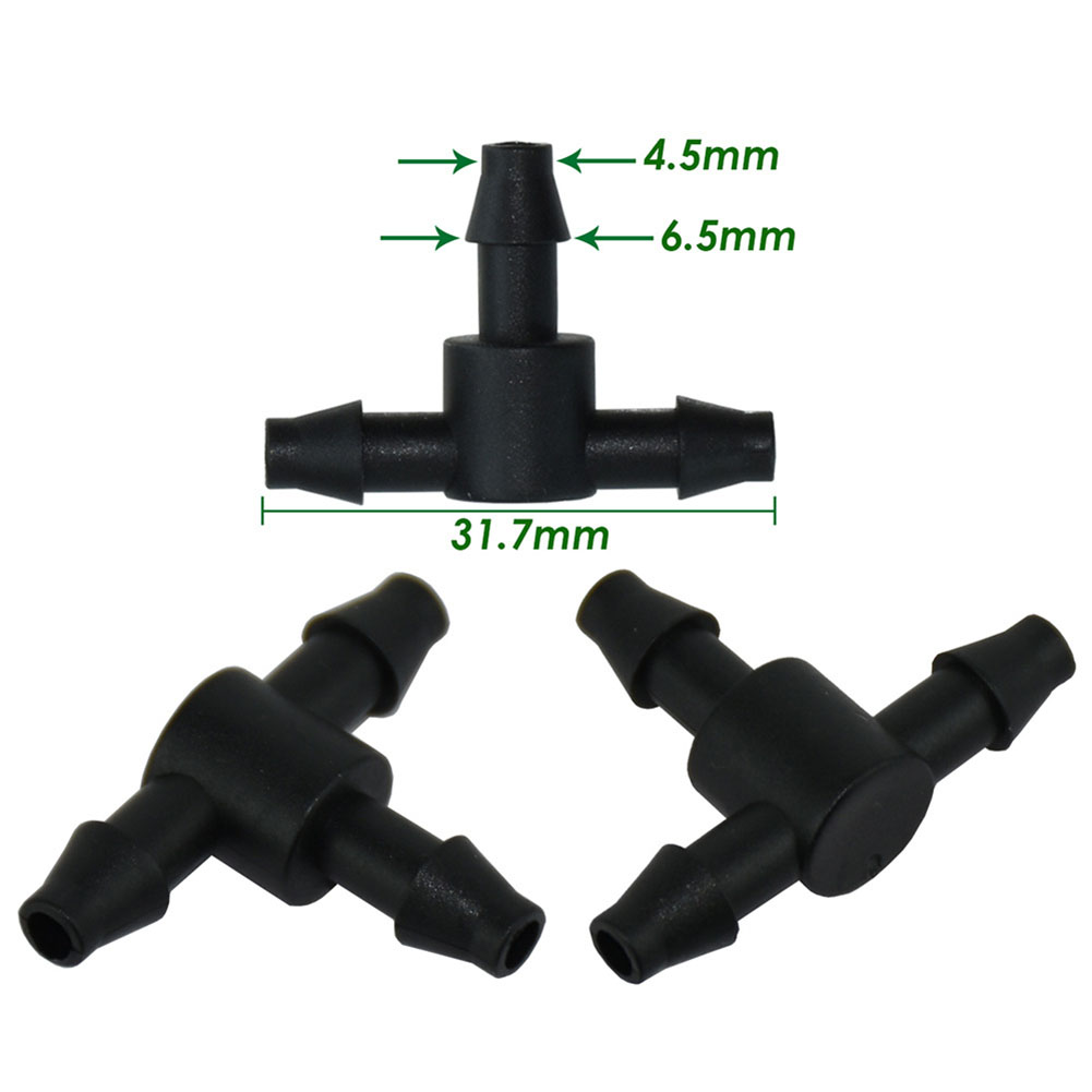 50 Pcs Black 1/4 Inch Barbed T - огляд і ціна Smart Garden Watering