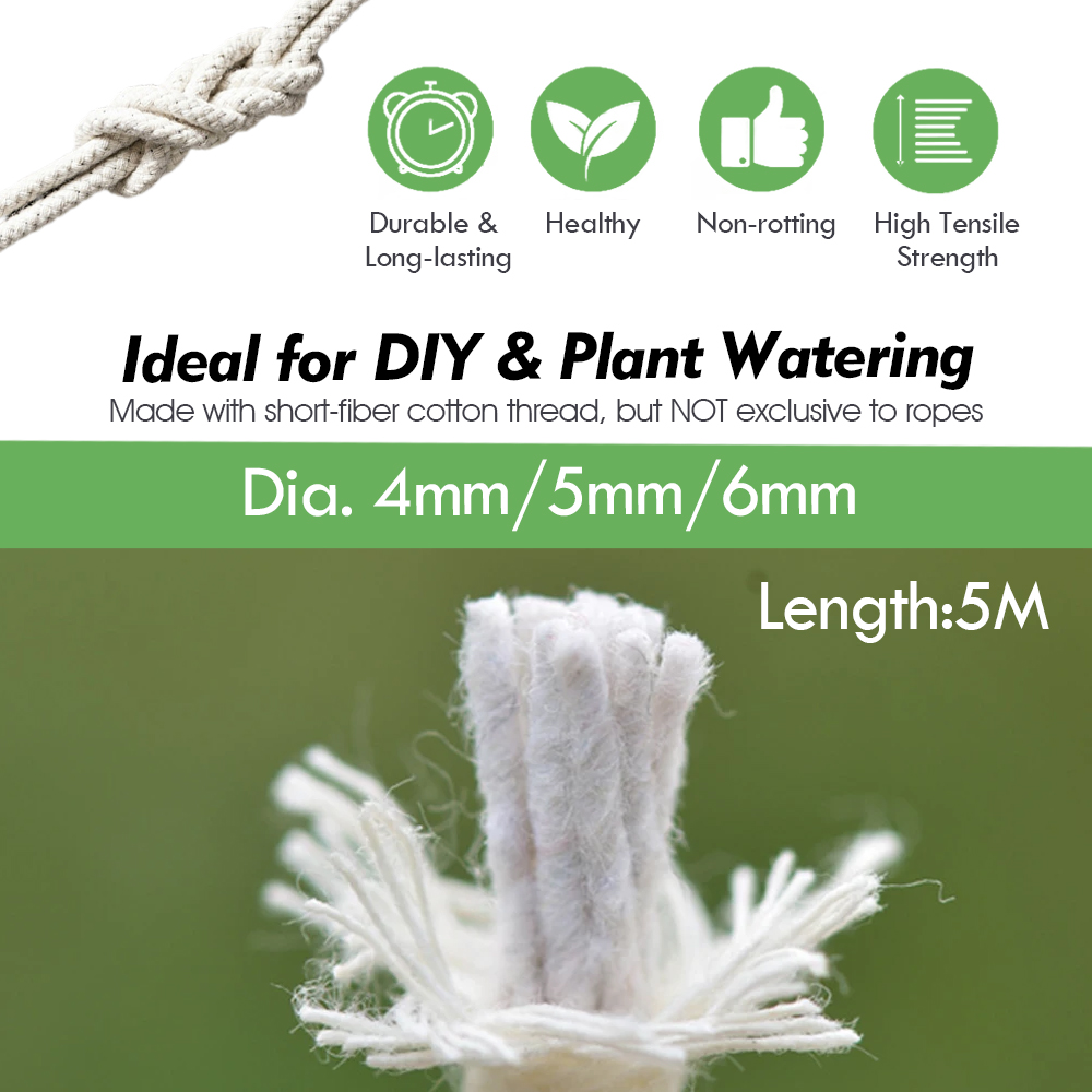 4/5/6mm Self Watering Cotton W - огляд і ціна Smart Garden Project