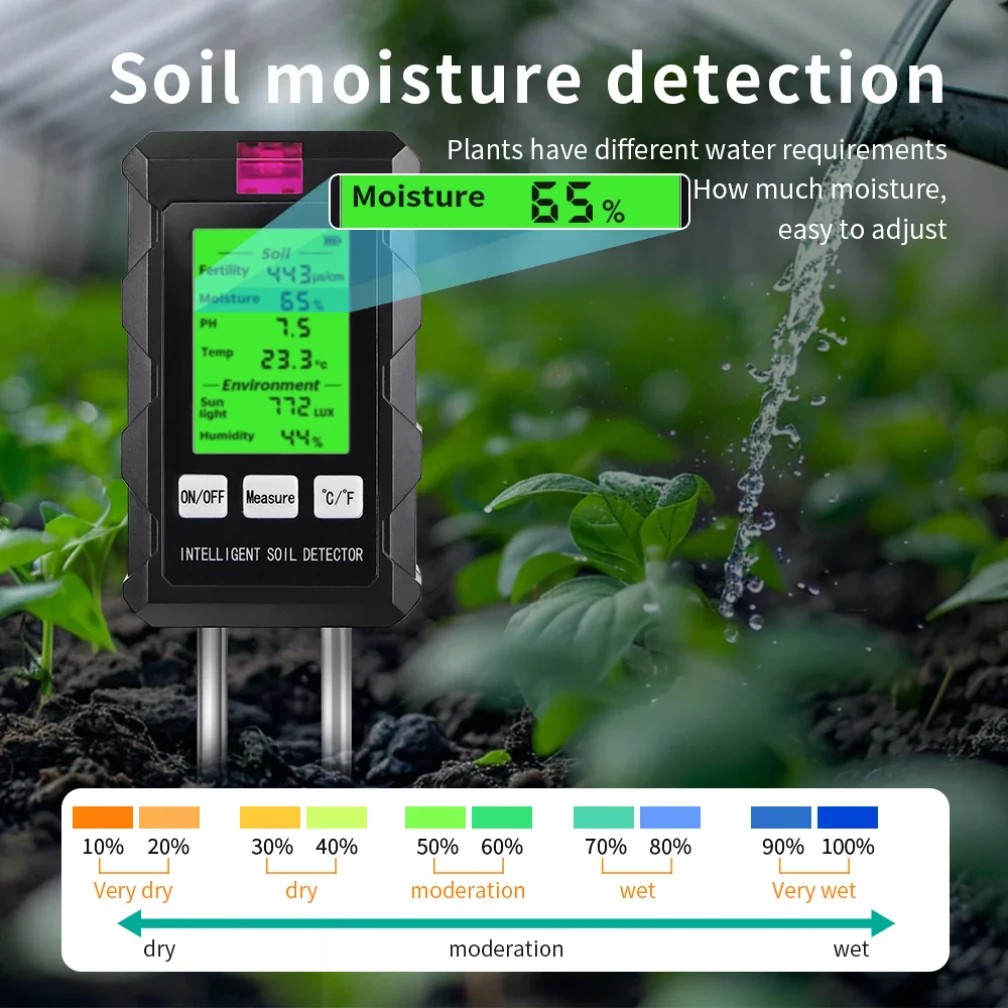 6 in 1 Soil Detector Soil Test - огляд і ціна Soil Test Digital