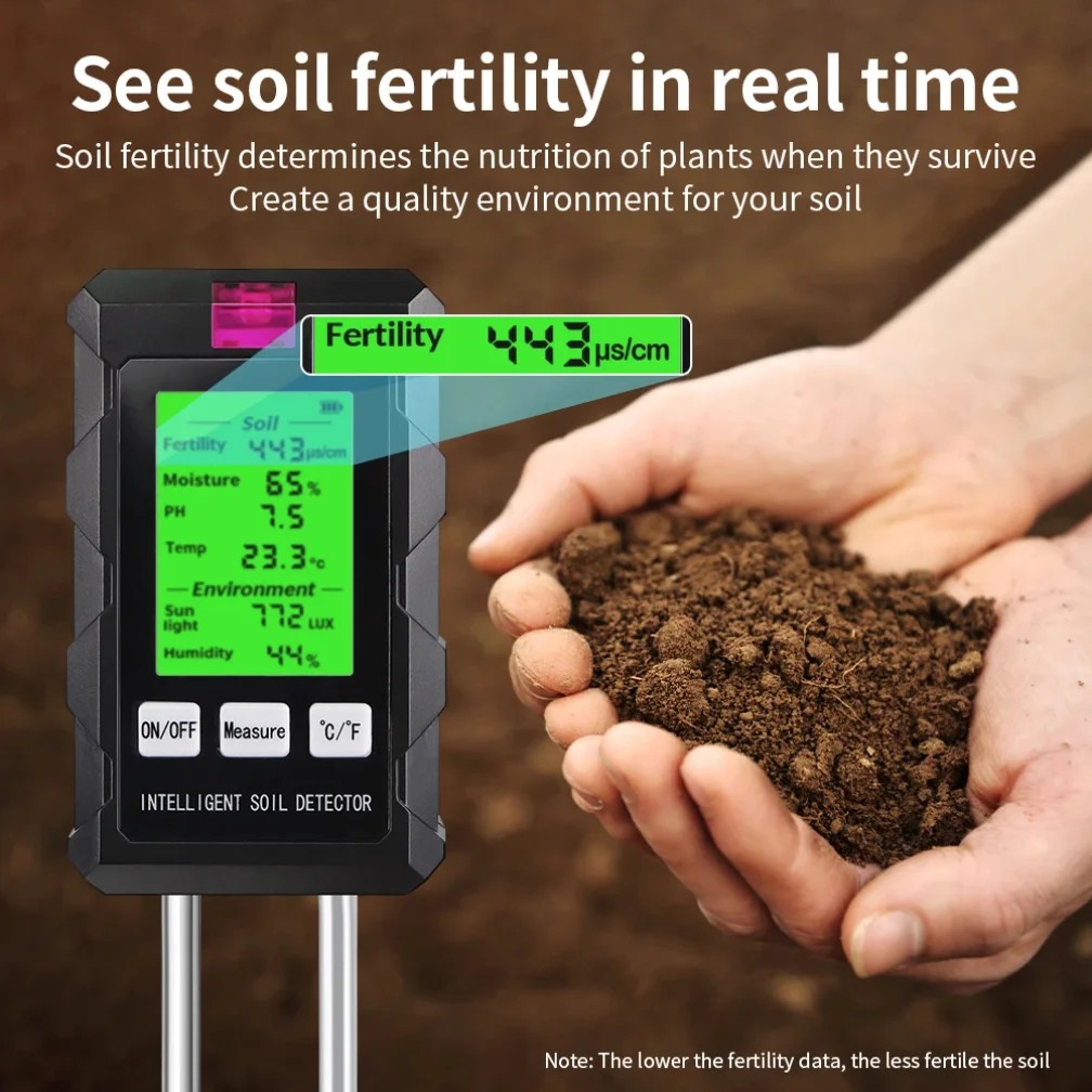 6 in 1 Soil Detector Soil Test - огляд і ціна Soil Test Digital